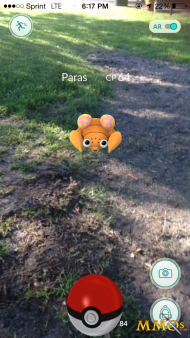 pokemon go paras