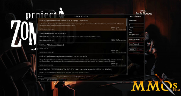 Project Zomboid public servers