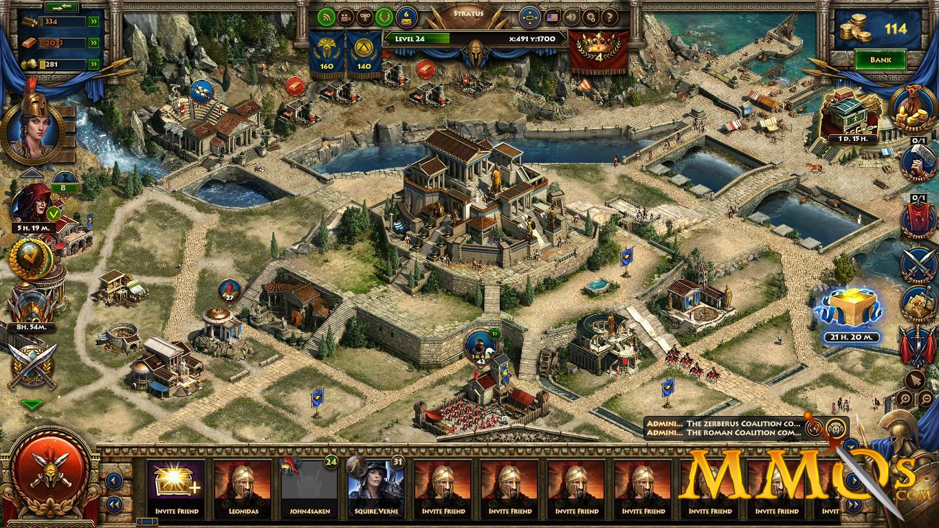 free military strategy games vista