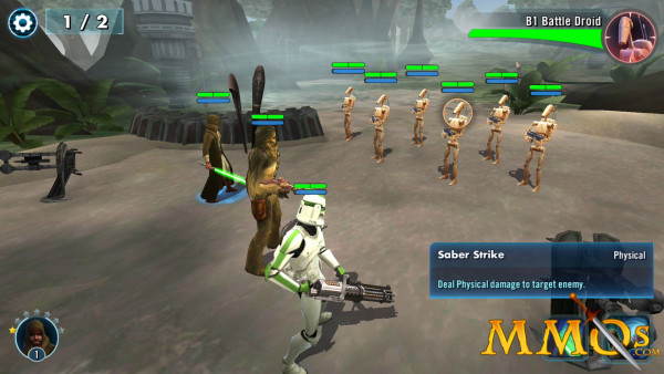 star wars galaxy of heroes gameplay