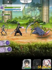 sword art online memory defrag battling