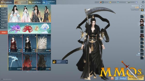 swords of legends online cash shop cosmetics