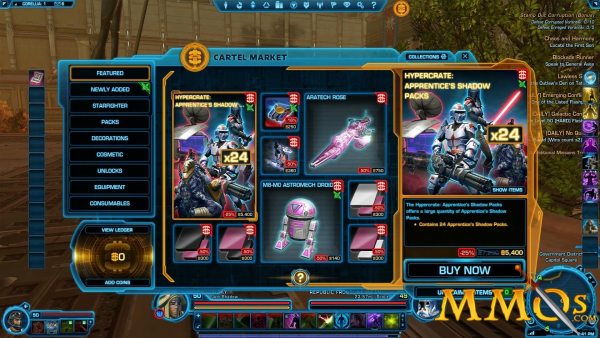 star wars the old republic cartel market