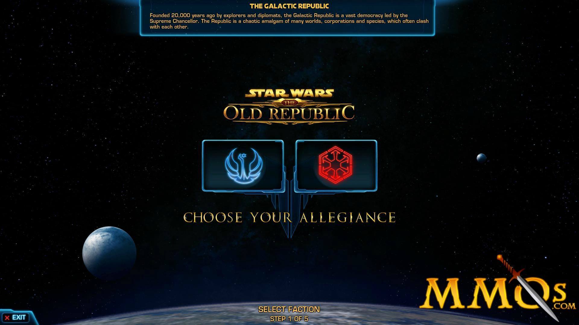 star wars the old republic factions