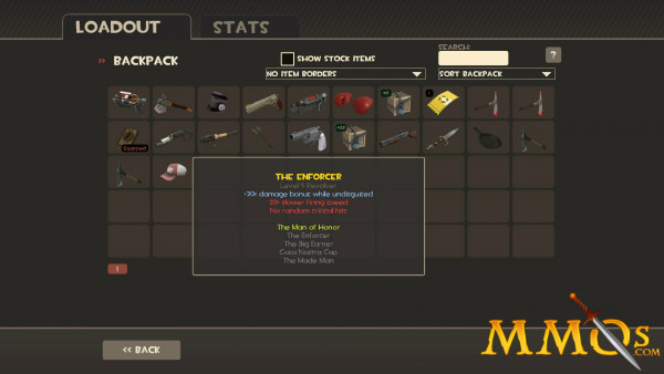 Team Fortress 2 Stats gear