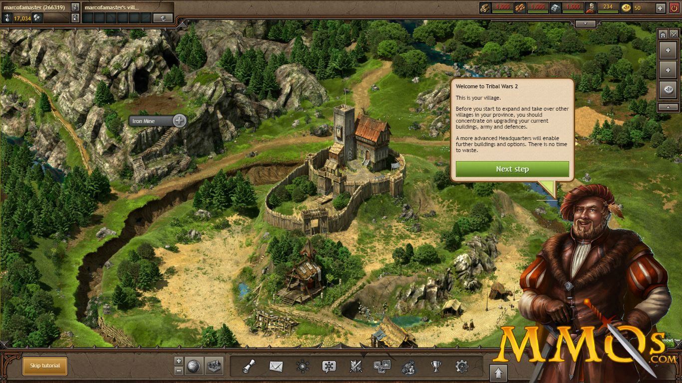 Tribal Wars 2 Review, Medieval Browswer MMORTS Game