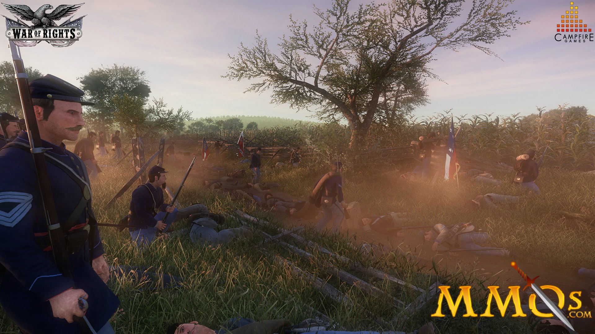 WAR OF RIGHTS Novo Jogo De Guerra Gameplay 