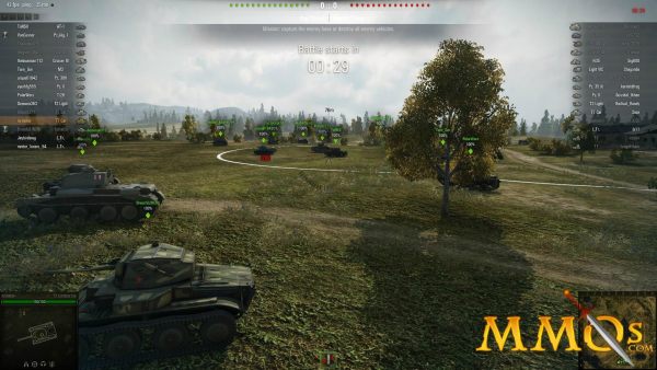 world of tanks start