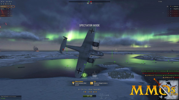 World of Warplanes spectator mode