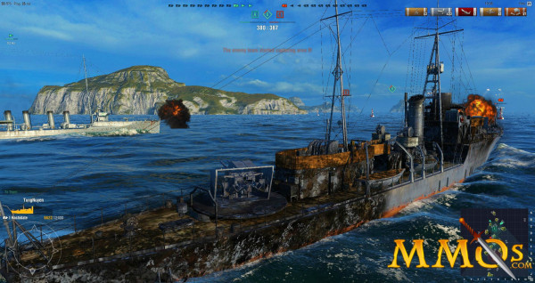 World of Warships charred