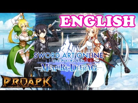 SWORD ART ONLINE Memory Defrag ENGLISH Gameplay Android / iOS