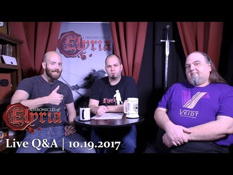 Chronicles of Elyria - Live Q&amp;A | 10.19.17