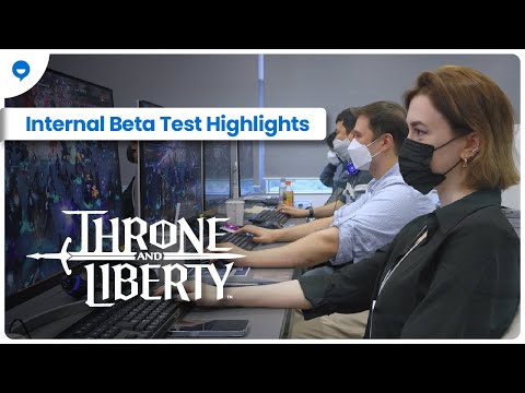 NCing | THRONE AND LIBERTY - 사내 테스트 현장 스케치 | 엔씨소프트(NCSOFT)