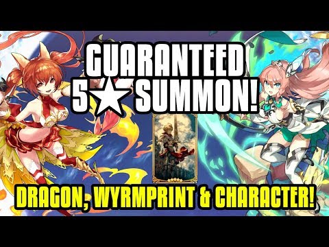 【Dragalia Lost】Platinum Showcase! Get A Guaranteed 5 Star Character, Dragon And Wyrmprint!