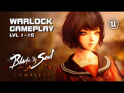 Blade &amp; Soul Complete - Warlock Gameplay lvl 1~10 - PC - F2P - KR