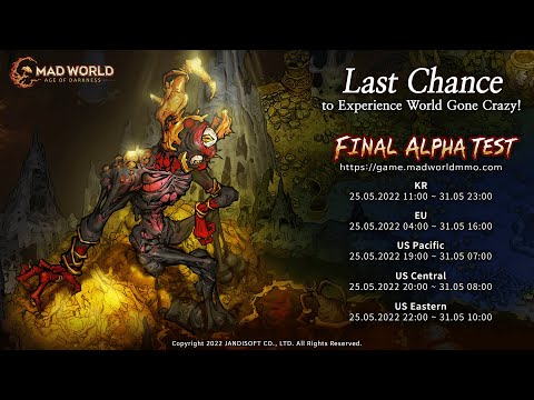 Final Alpha 3rd Trailer ｜Mad World - Age of Darkness - MMORPG