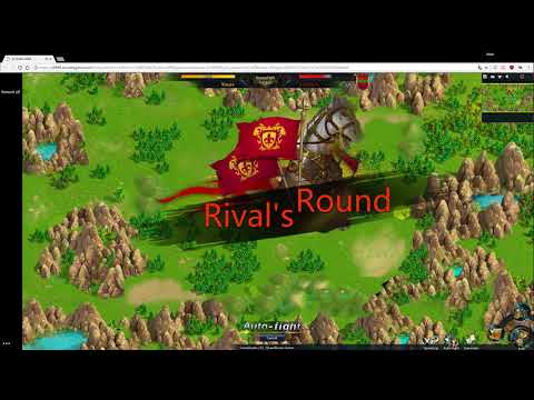 Elysian War Gameplay (Browser Strategy Game with RPG Elements)