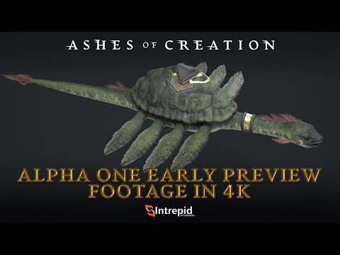 **4K Footage of AQUATIC MOUNTS** - Pre-Alpha Ashes of Creation Dev Update