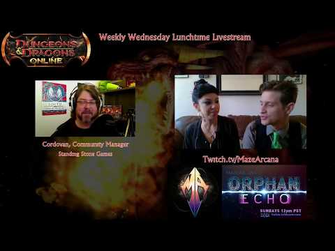 Maze Arcana Visits! - Weekly Wednesday Lunchtime Livestream