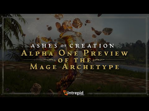 Ashes of Creation: Alpha One Preview of the Mage Archetype | Levels 1-10 Active Skills