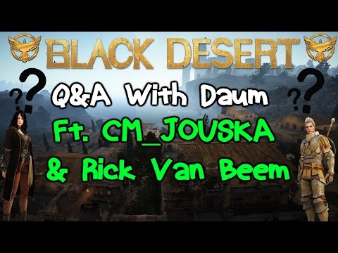 Black Desert Online: Q&amp;A with Daum CM_Jouska and Rick Van Beem