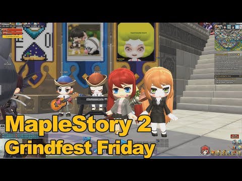 MapleStory 2 Gameplay Grindfest Friday - MMOs.com