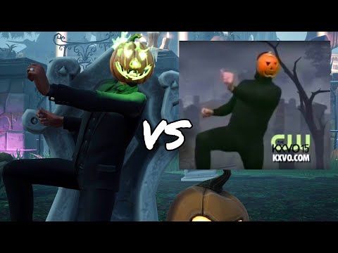 FORTNITE &quot;PUMPKIN DANCE&quot; VS KXVO &quot;PUMPKIN DANCE&quot; (PUMP IT UP EMOTE)