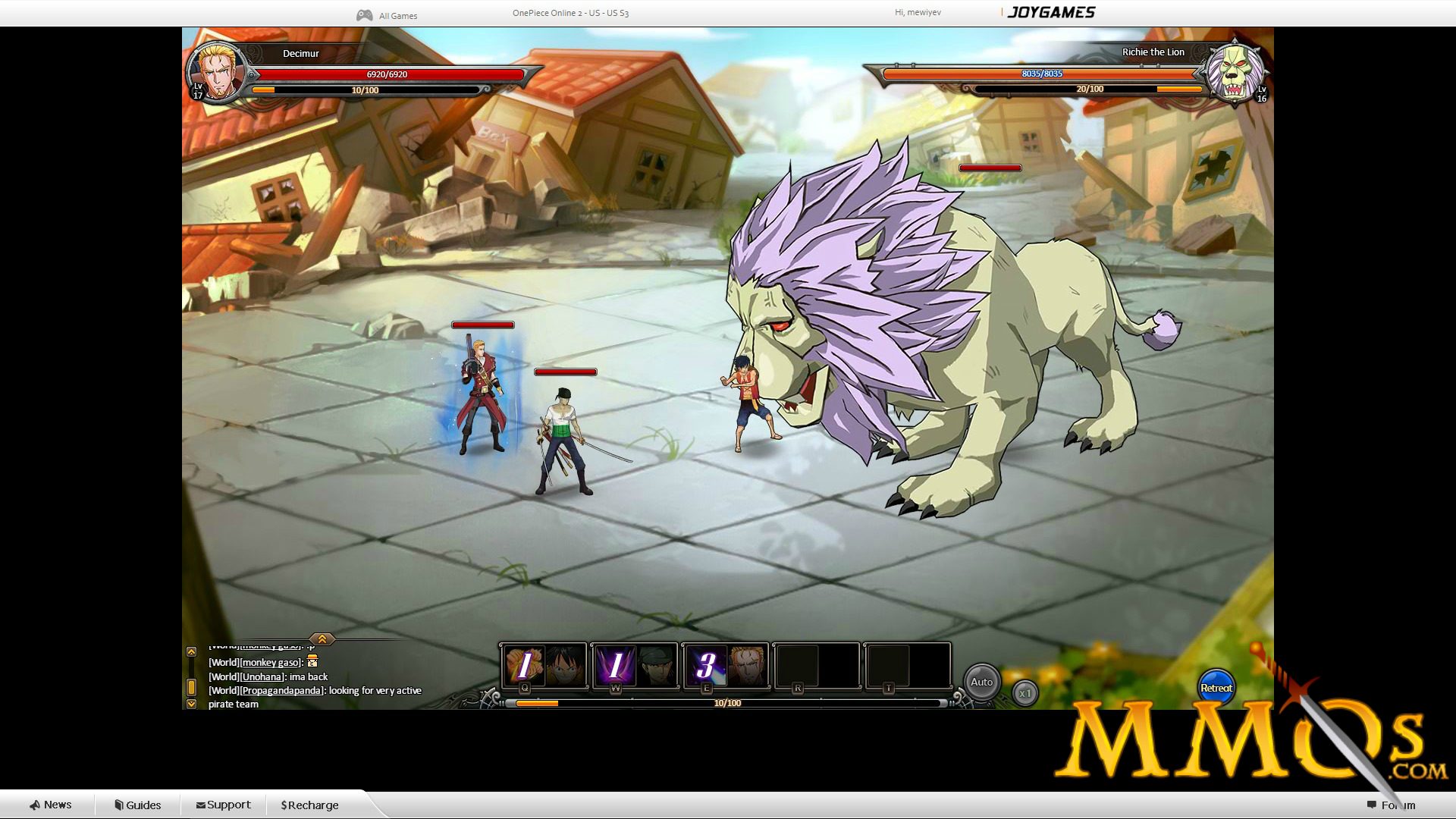 One Piece Online 2: Pirate King Anime browser RPG Game