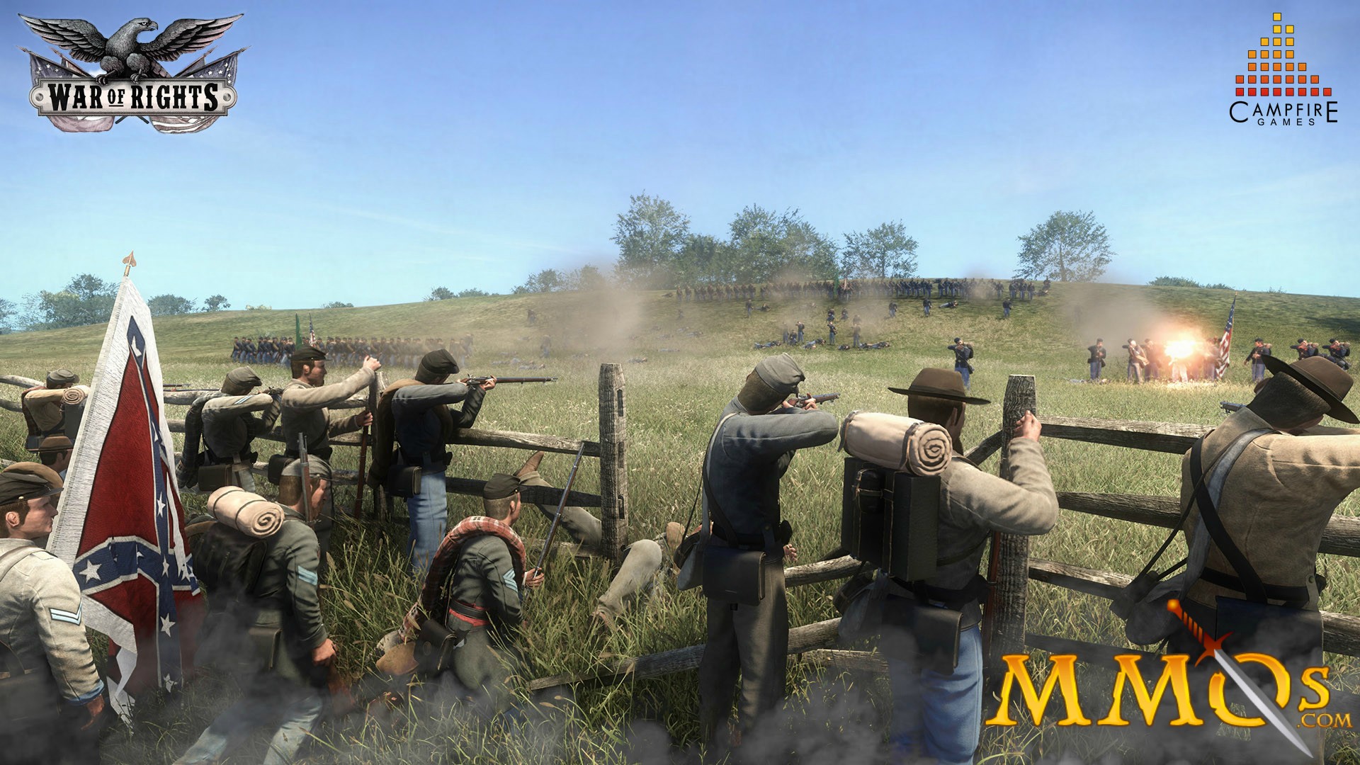 WAR OF RIGHTS Novo Jogo De Guerra Gameplay 