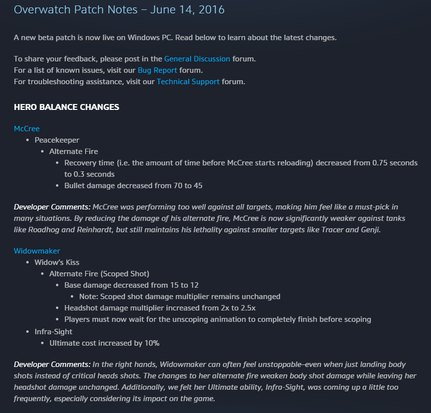 Overwatch Notes