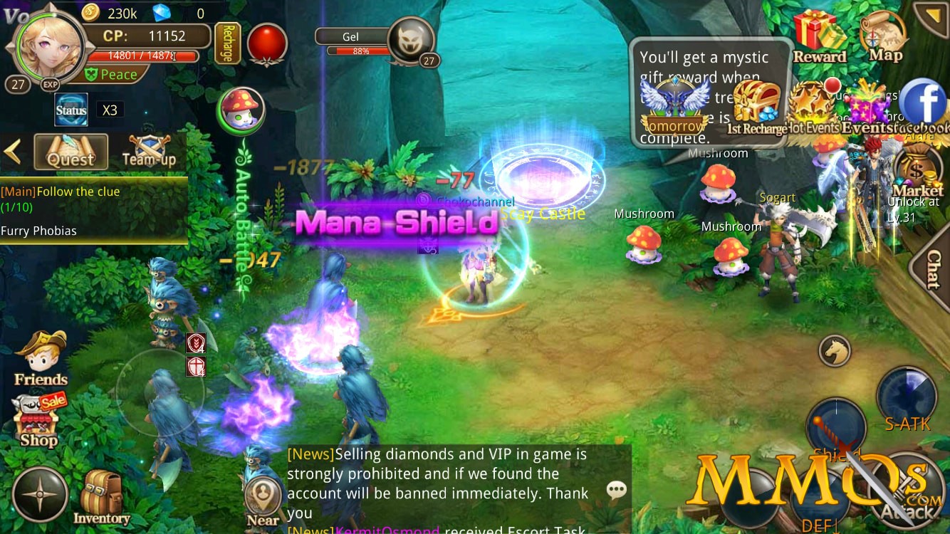 Zeon is a Free-to-play Android, classic Role-Playing MMO Game MMORPG ,  featuring Creative Pet Cultivation.