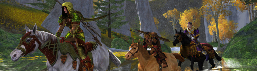 lord of the rings online fantasy mmorpg mounted party