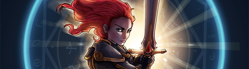 crowfall templar art banner