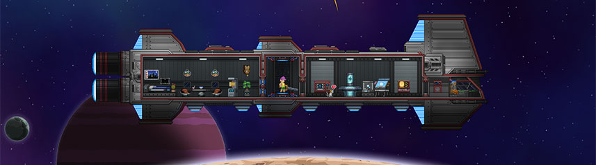 starbound how to fly to other planets