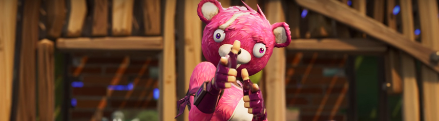 fortnite pink teddy bear news