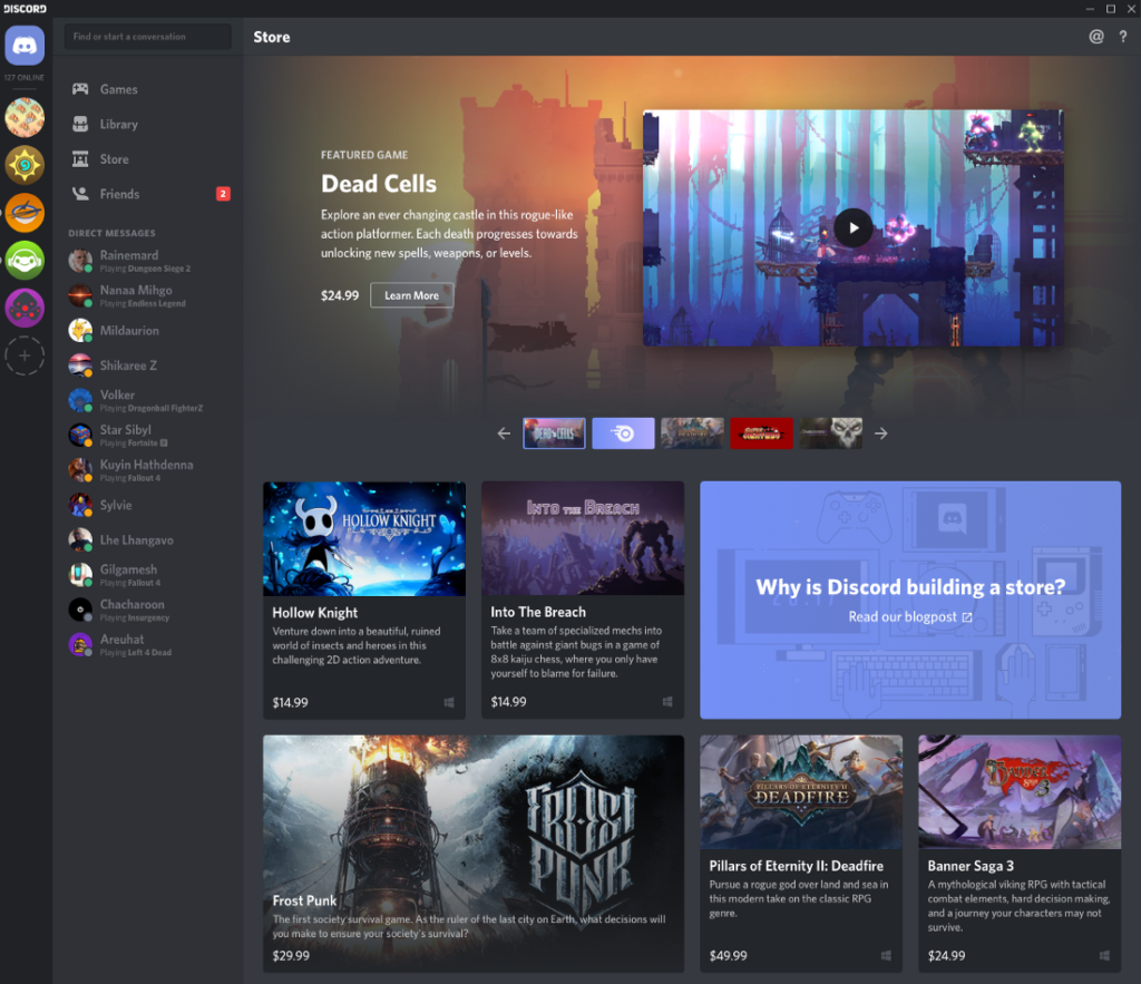 The Discord Store global beta launches today