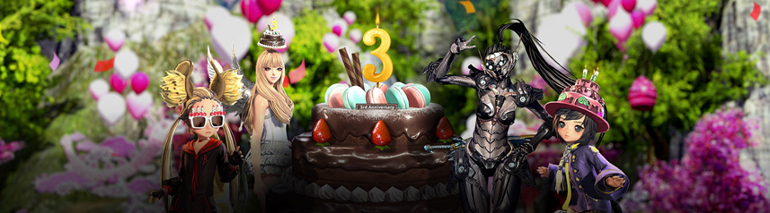 black desert online third anniversary