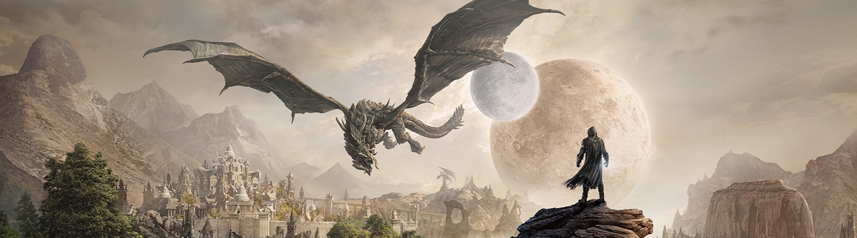 elder scrolls online fantasy mmorpg dragon two moons