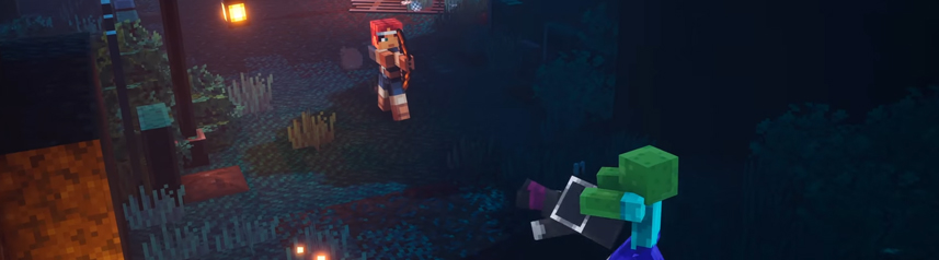 minecraft dungeons bow zombie banner