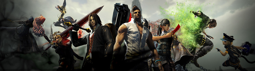 blade and soul three man team banner