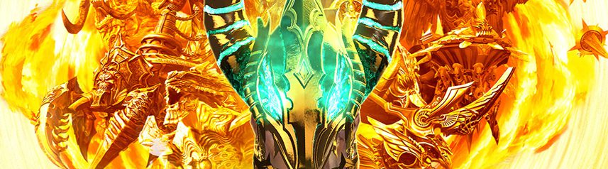tera gold digger dragons helm banner