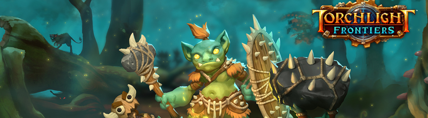 torchlight frontiers goblin forest banner