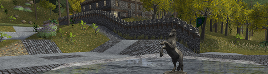 wurm online horse statue banner