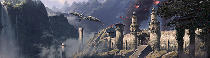 archeage castle dragons banner