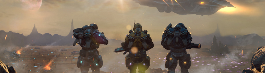 planetside arena three man squad banner