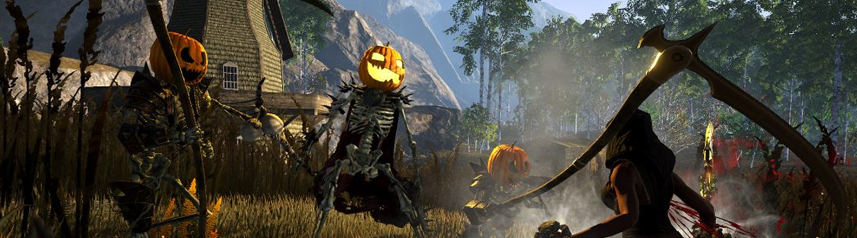 shroud of the avatar pumpkin head banner