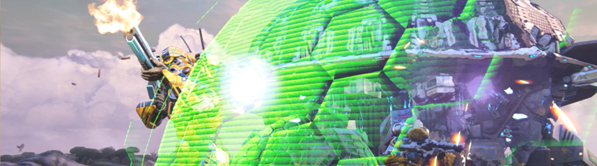 planetside arena green globe banner