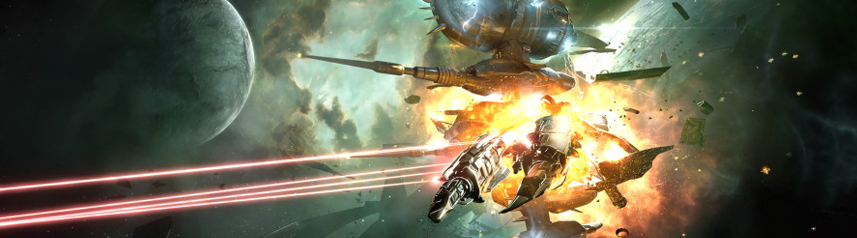 eve online ship explosion banner