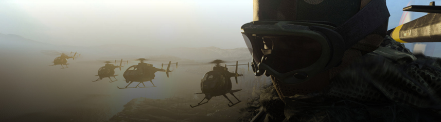 call of duty warzone helicopter banner