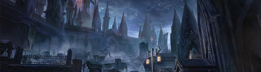 elder scrolls online castle thorn art banner